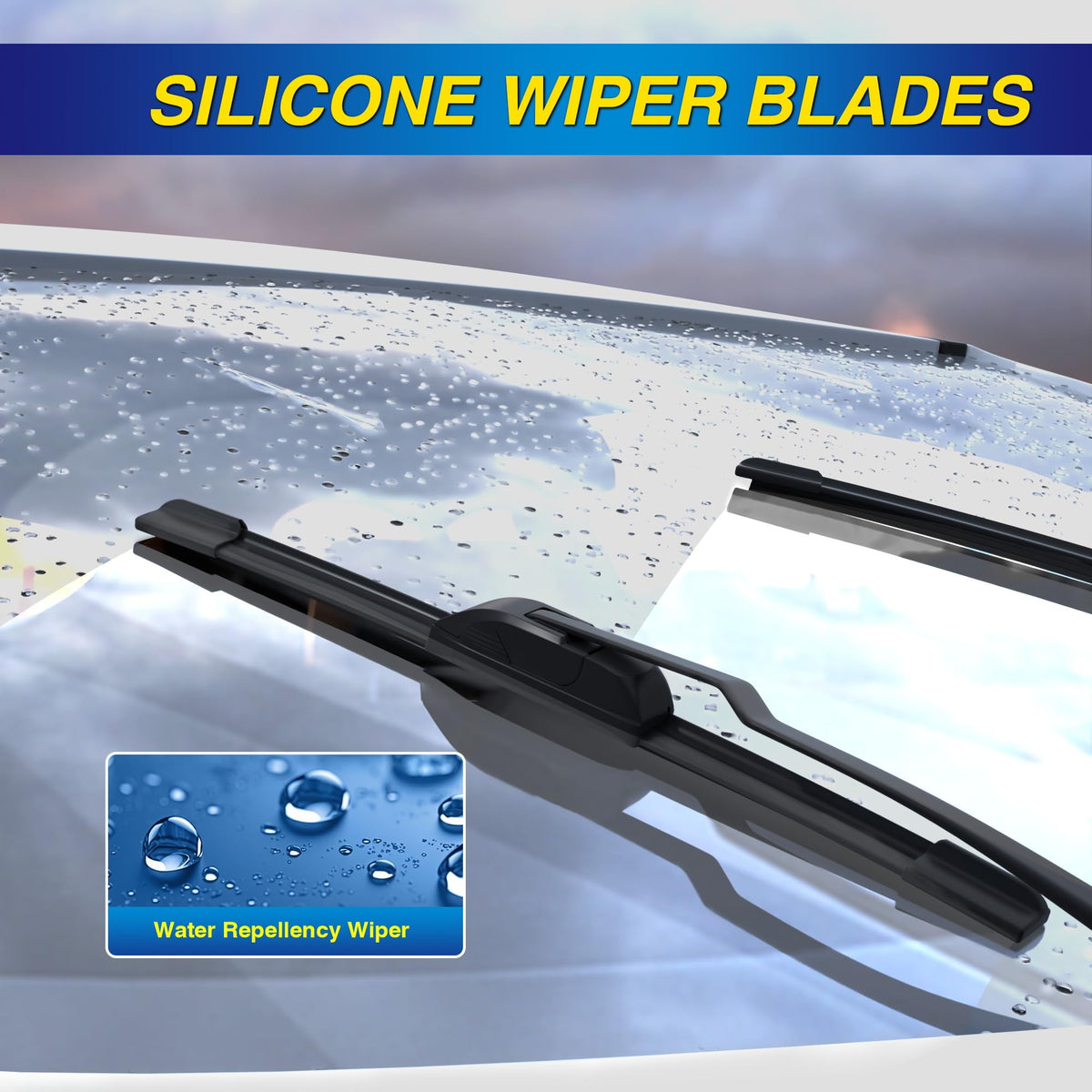 5 PLUS Silicone Windshield Wipers Fits Ford Explorer 2011-2024 (3 PACK)