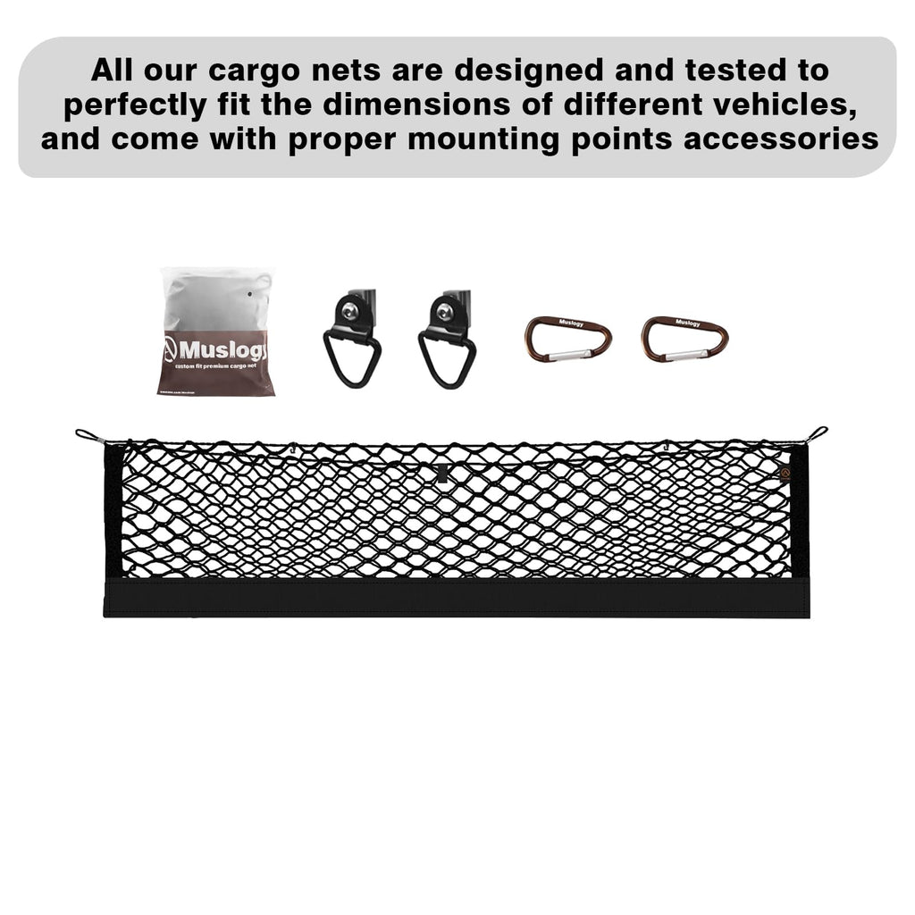 Muslogy Cargo Net for 2013-2026 Chevy Silverado GMC Sierra 1500/2500/3500HD
