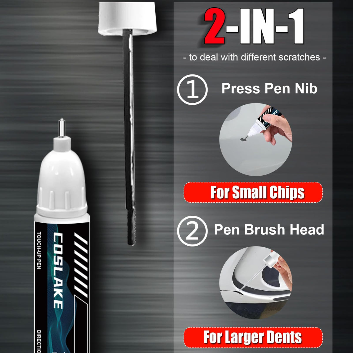 Car Touch Up Paint(Agate Black Metallic(UM)) for Ford