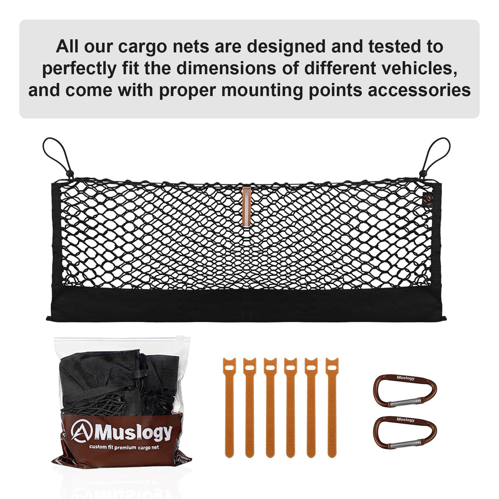 Muslogy Cargo Net for 2013-2026 Chevy Silverado GMC Sierra 1500/2500/3500HD