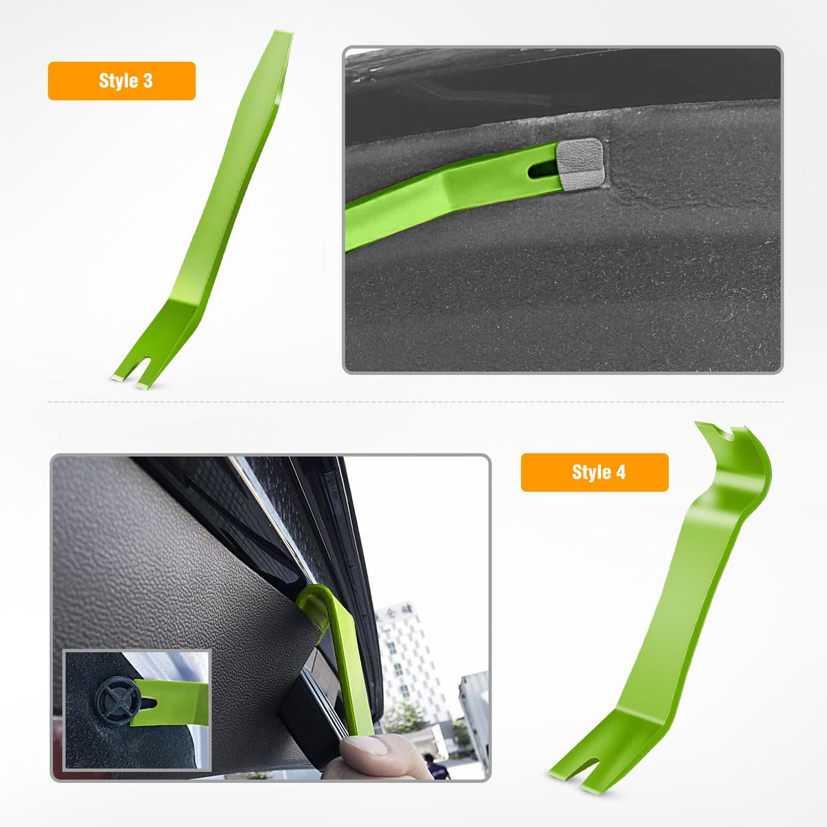 GOOACC 5 PCS Nylon Auto Trim Removal Tool Kit No-Scratch