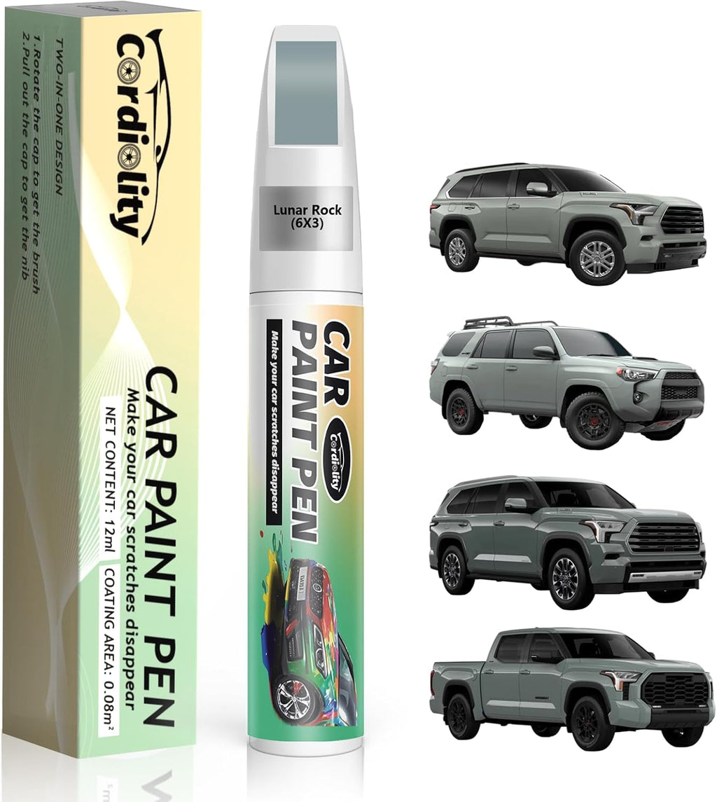 Touch Up Paint Lunar Rock (6X3) for Toyota, Scratch Repair Pen