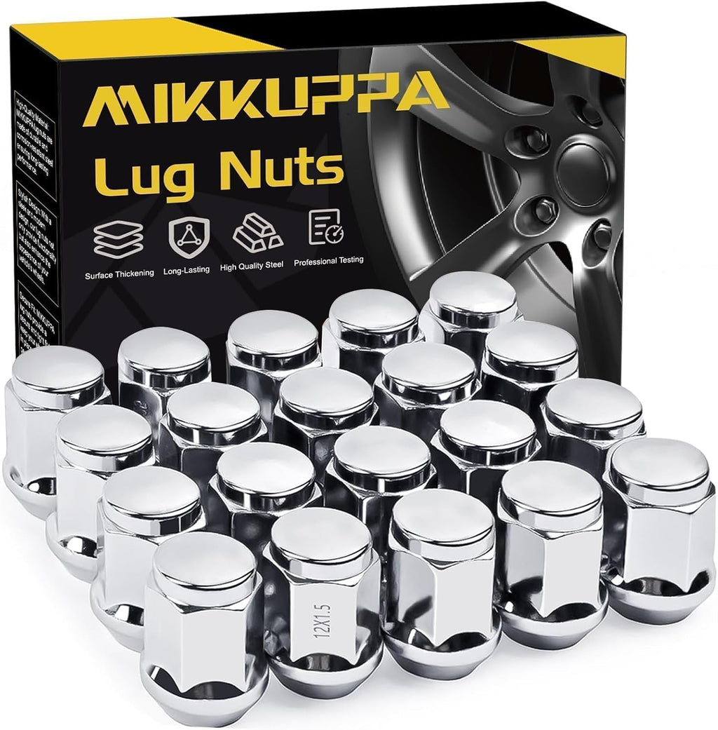 MIKKUPPA M12x1.5 Lug Nuts, Replacement for Ford Honda Aftermarket Wheel