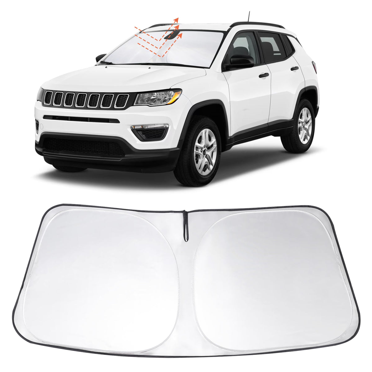 Windshield Sun Shade for 2015-2026 Ford F150 F-150 Accessories