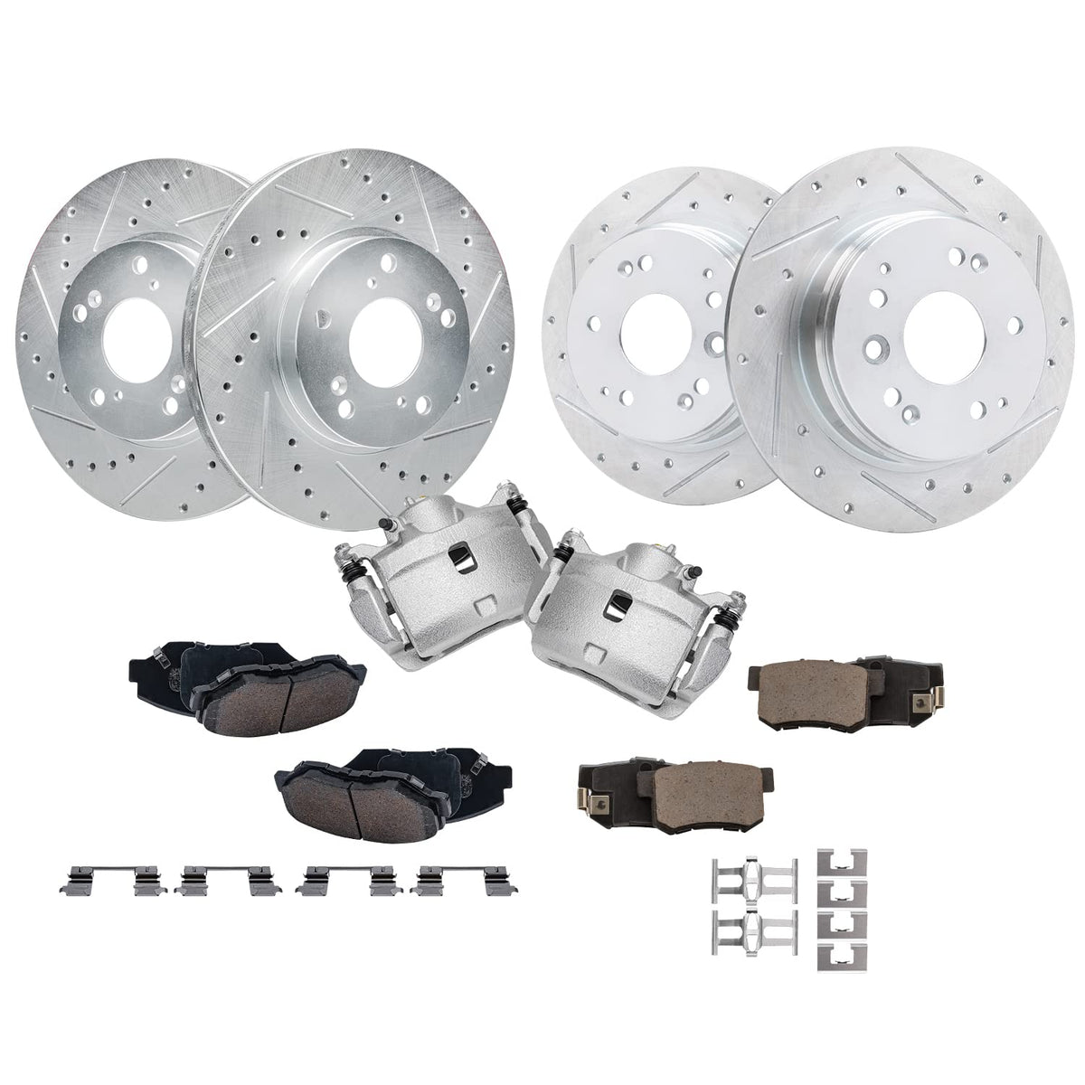 Detroit Axle - Brake Kit for Chevy GMC Silverado Sierra 1500 Tahoe Yukon XL