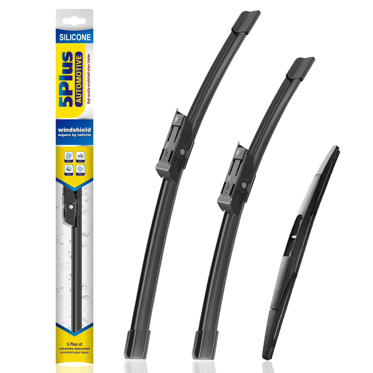 5 PLUS Silicone Windshield Wipers Fits Subaru Outback 2020-2025 (3 PACK)