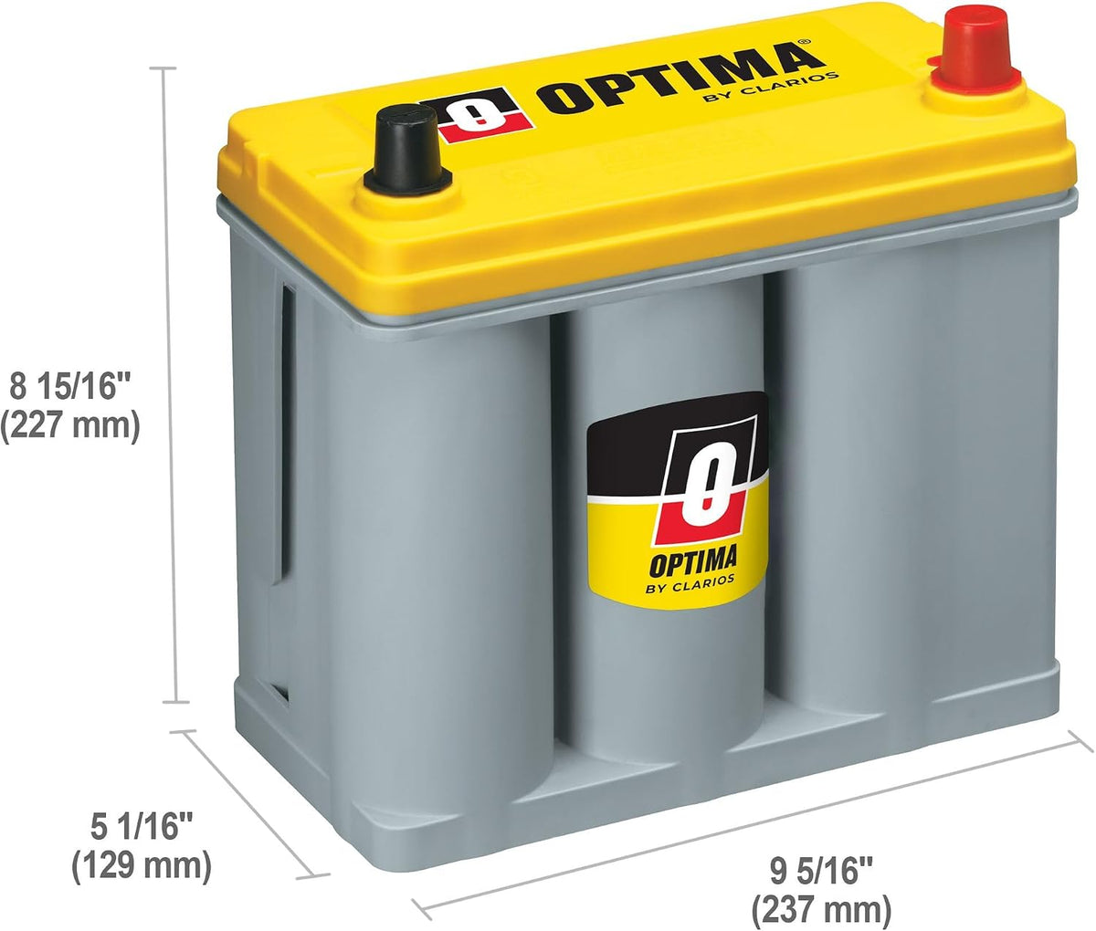 OPTIMA® Batteries High Performance D51R YELLOWTOP® Sealed AGM Battery