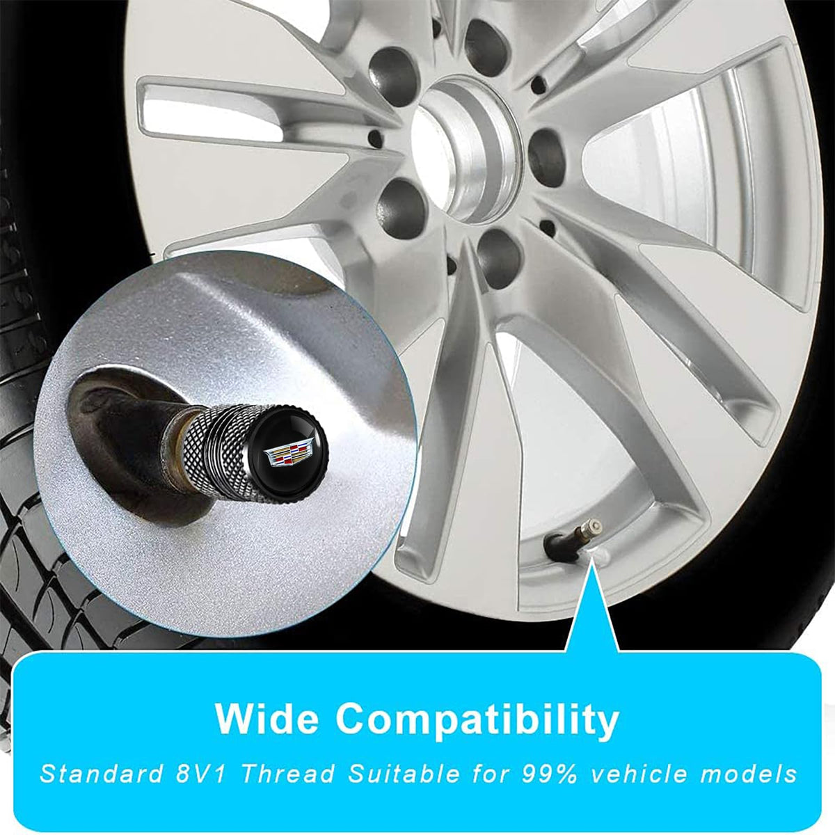 Tire Valve Stem Cap Cover for BMW M Accessories Belt O-Ring Seal Corrosion Resistant Tire Valve Stem Air Cap 4 Pack Black