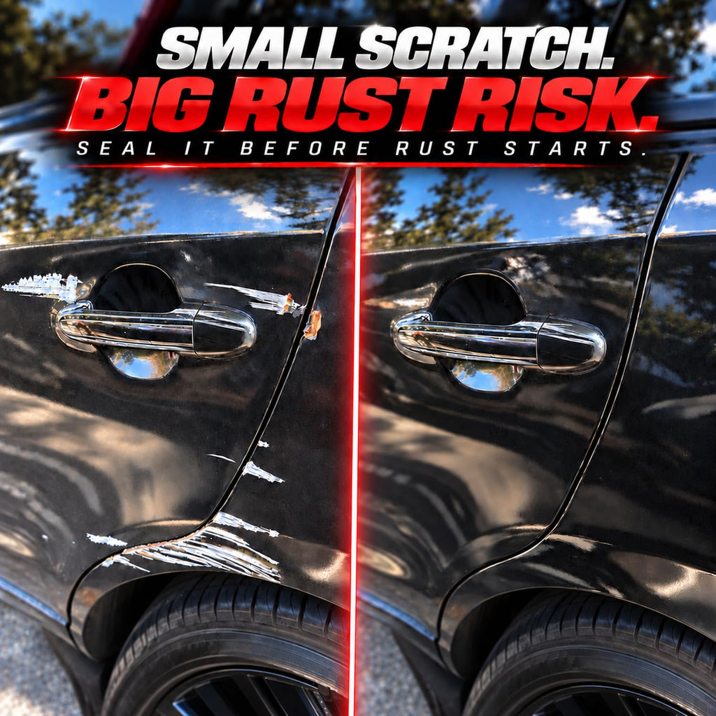 cocomfix Gloss Black Rim Touch Up Paint, Scratch & Curb Rash Repair Kit