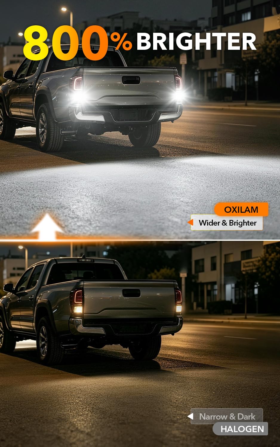 OXILAM 194 LED Bulb for License Plate Bulb Super Bright, 168 T10 W5W 2825 LED Bulb for Dome Door Map Courtesy Trunk Cargo Dash LED Interior Light Bulb, Pack of 2