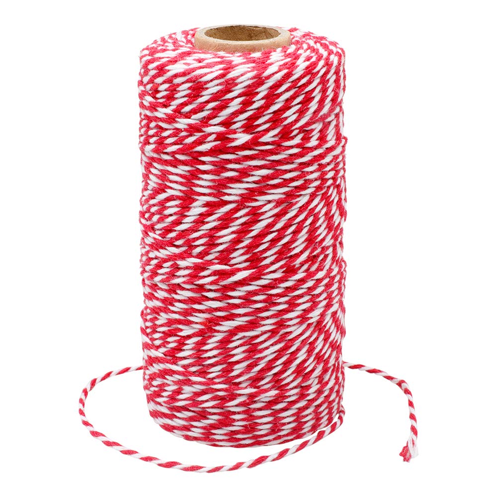 G2PLUS 2MM White String, 328 Feet Cotton Bakers Twine for Craft & Cooking