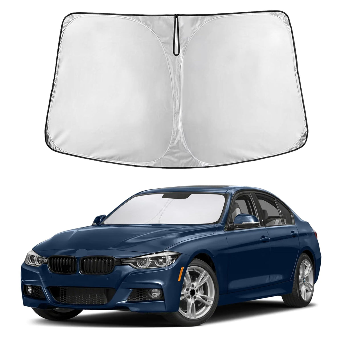EcoNour Car Windshield Sun Shade, Front Window Sun Blocker for SUVs,Sedan