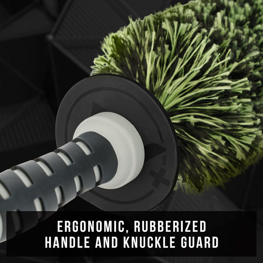 VIKING V+ Wheel Barrel Brush for Deep Wheel Cleaning, 17 Inch Length