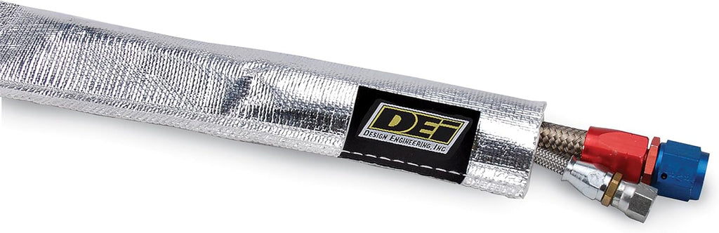 Design Engineering Heat Sheath Aluminized Sleeving – 1" I.D. x 3 ft