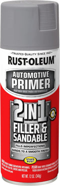 Rust-Oleum Automotive Stops Rust Filler & Sandable Spray Primer, Gray