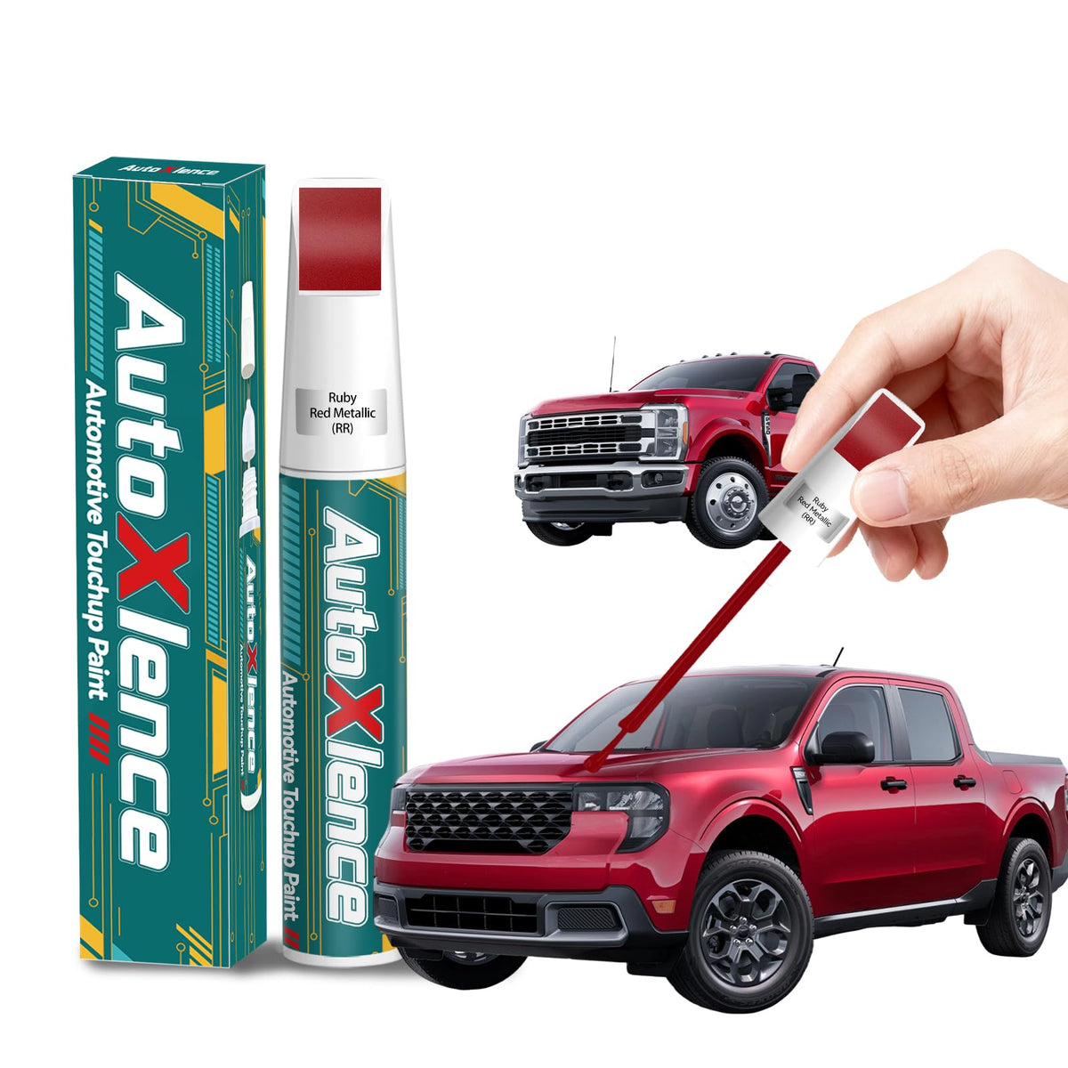 Soul Red Crystal Metallic Tricoat(46V) Car Touch Up Paint for Mazda