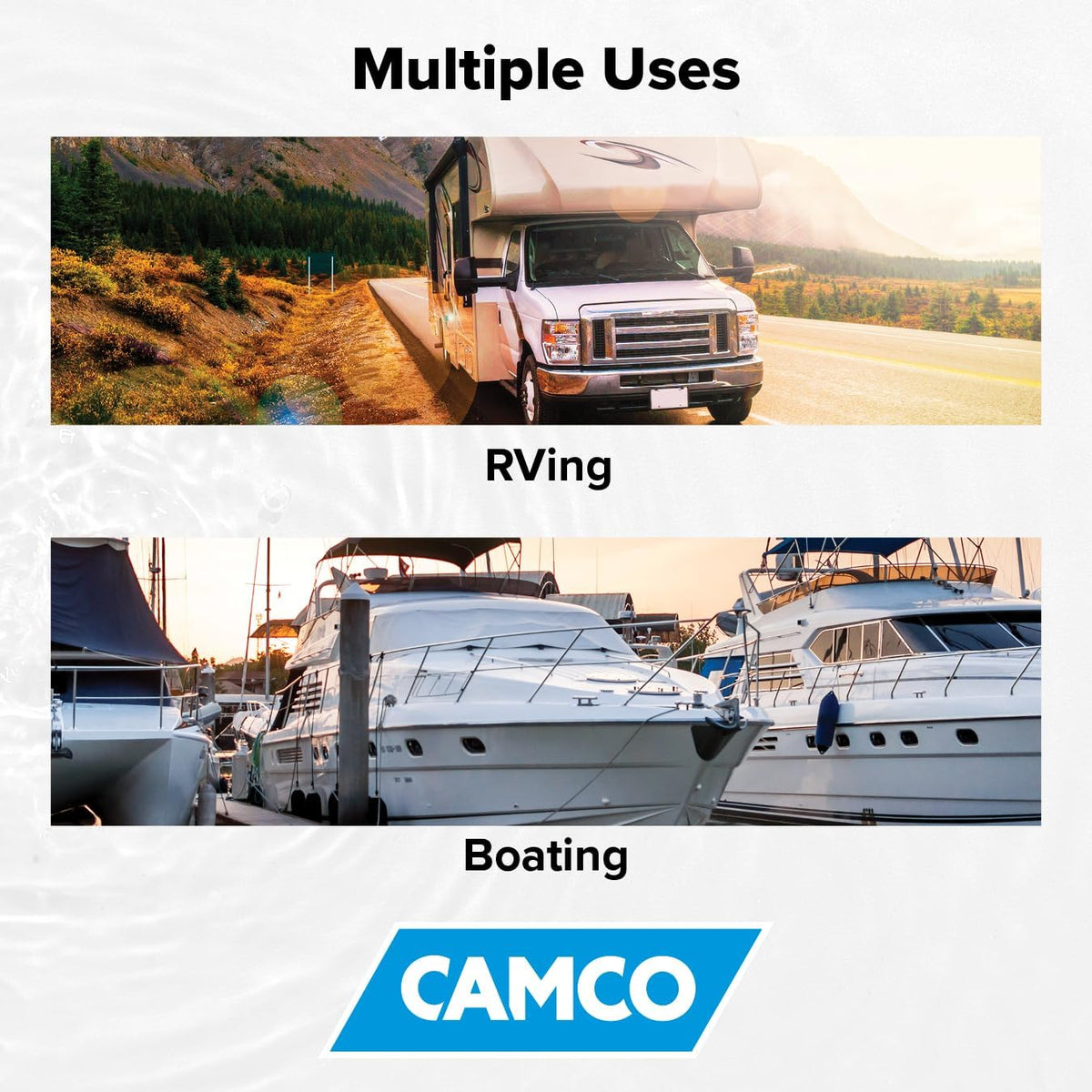 Camco Brass Marine/RV Water Pressure Regulator - Drinking Water Safe