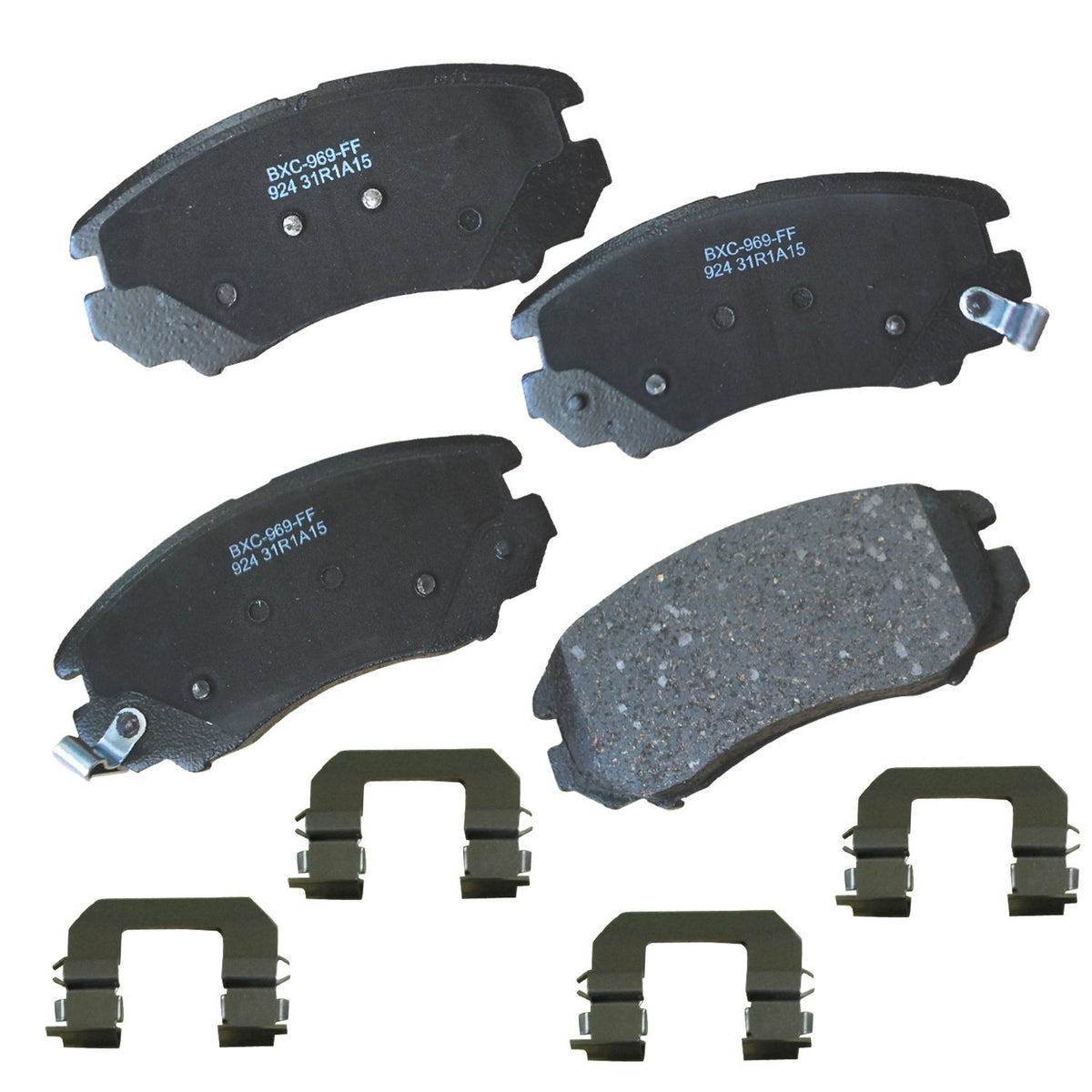 Bendix Premium SBC1114 Ceramic Rear Brake Pads for Select Models Scion FR-S, Subaru BRZ, Crosstrek, Forester, Impreza, Legacy, Outback, WRX, XV, XV Crosstrek