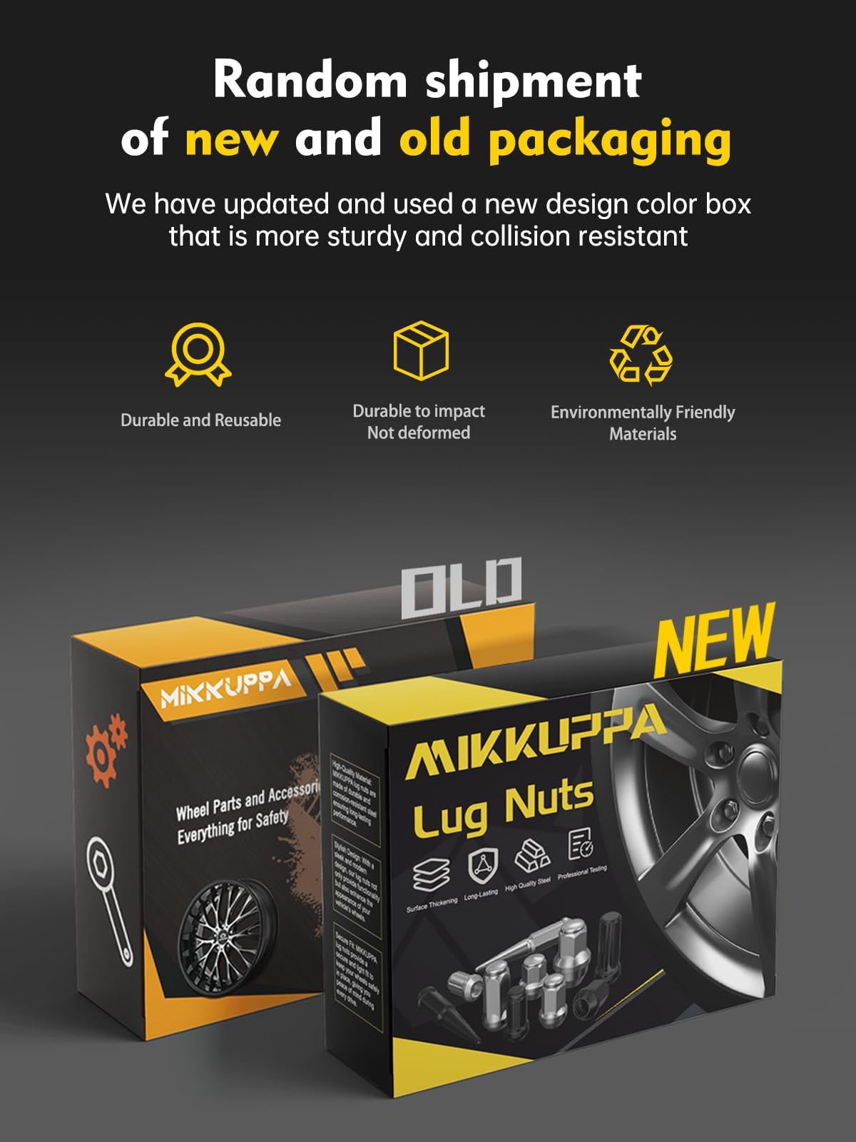 MIKKUPPA M12x1.5 Lug Nuts, Replacement for Ford Honda Aftermarket Wheel