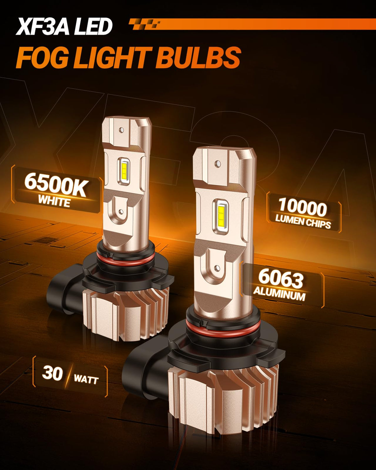 SEALIGHT H7 LED Bulbs, 60000LM 1000% Super Brighter, 1:1 Mini Size, 6500K Cool White, 80,000Hrs Long Service Life with Cooling Fan, Plug and Play, Pack of 2