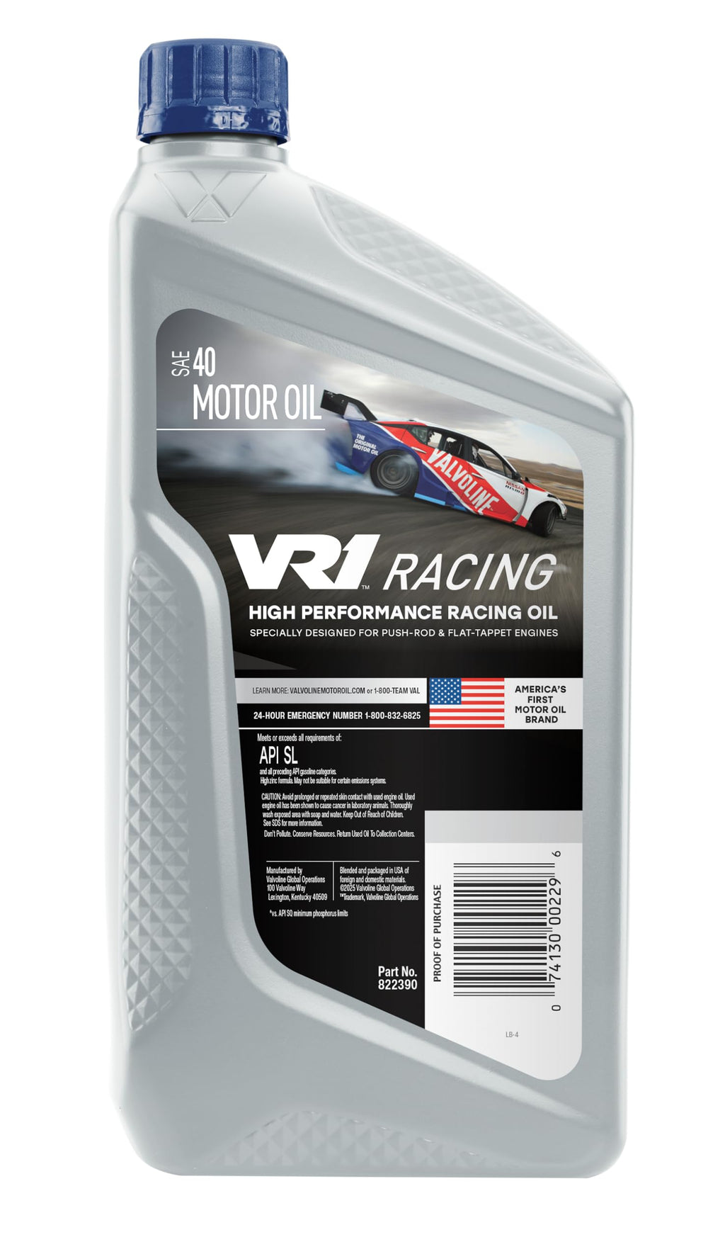 Valvoline VR1 Racing SAE 20W-50 Motor Oil 5 QT