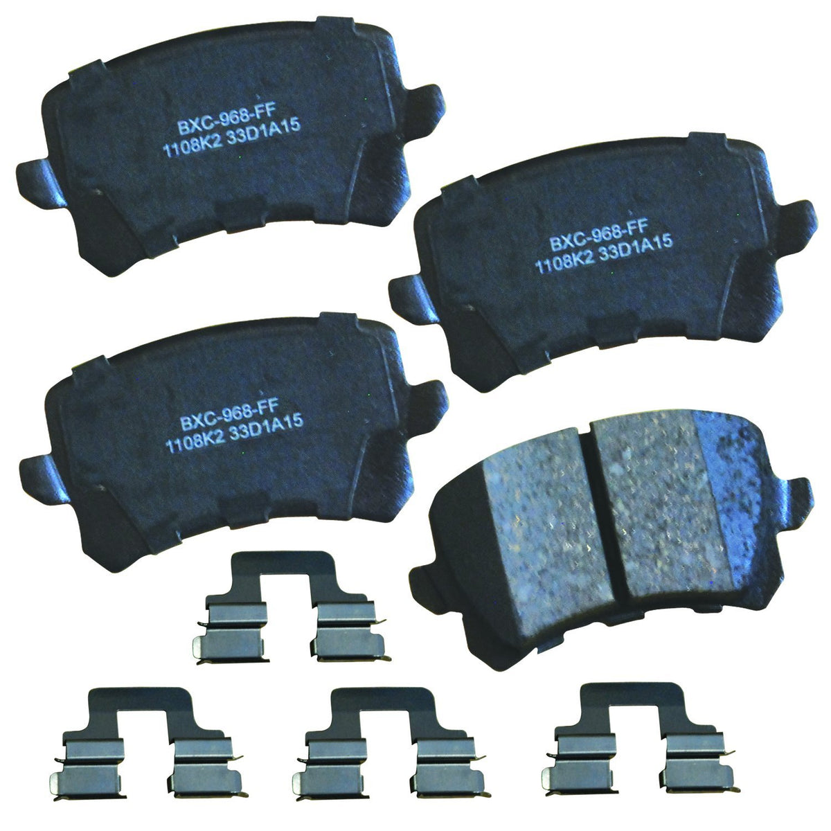 Bendix Premium SBC1114 Ceramic Rear Brake Pads for Select Models Scion FR-S, Subaru BRZ, Crosstrek, Forester, Impreza, Legacy, Outback, WRX, XV, XV Crosstrek