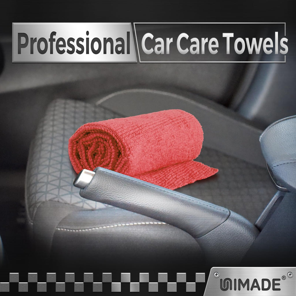 UNIMADE Microfiber Cleaning Cloth, 24 Pack Reusable Microfiber Towels