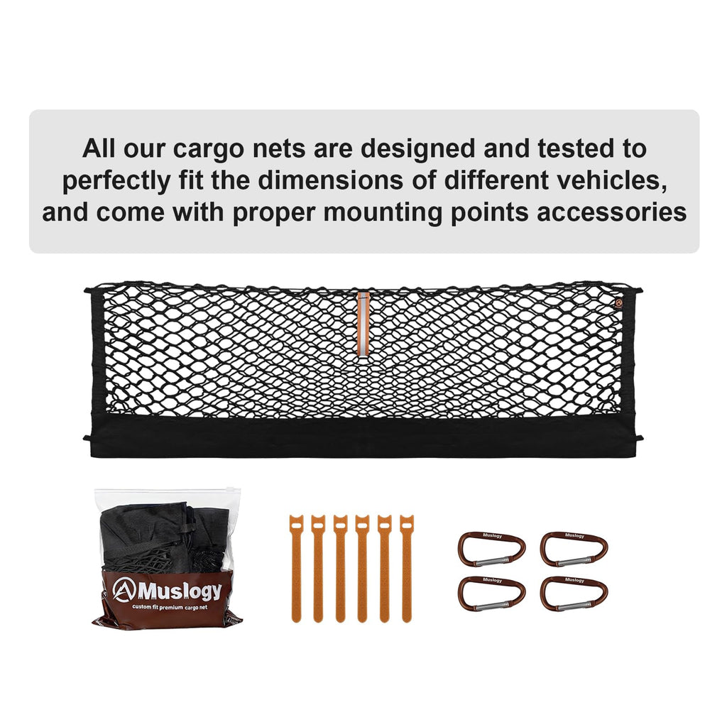 Muslogy Cargo Net for 2013-2026 Chevy Silverado GMC Sierra 1500/2500/3500HD
