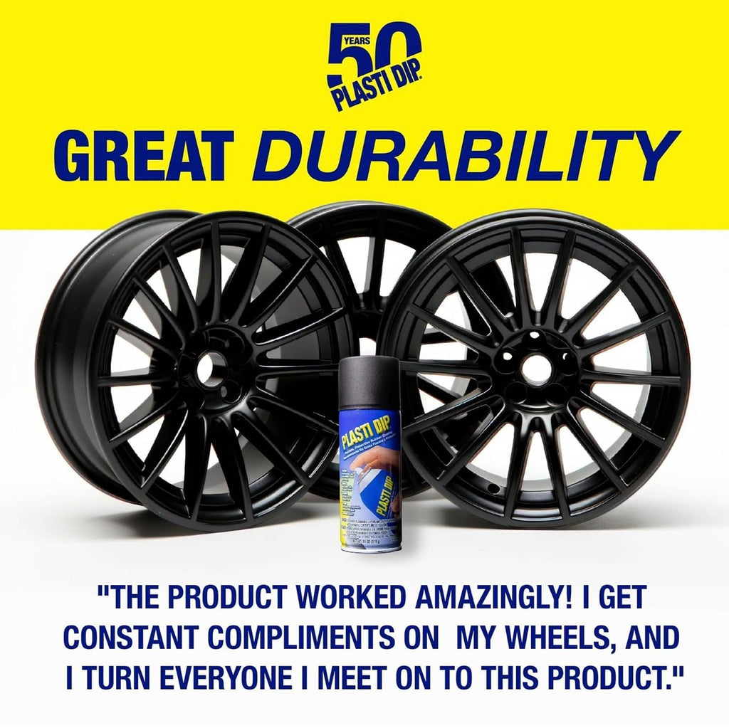 2 Pack Plasti Dip Mulit-Purpose Rubber Coating Spray Black 11oz