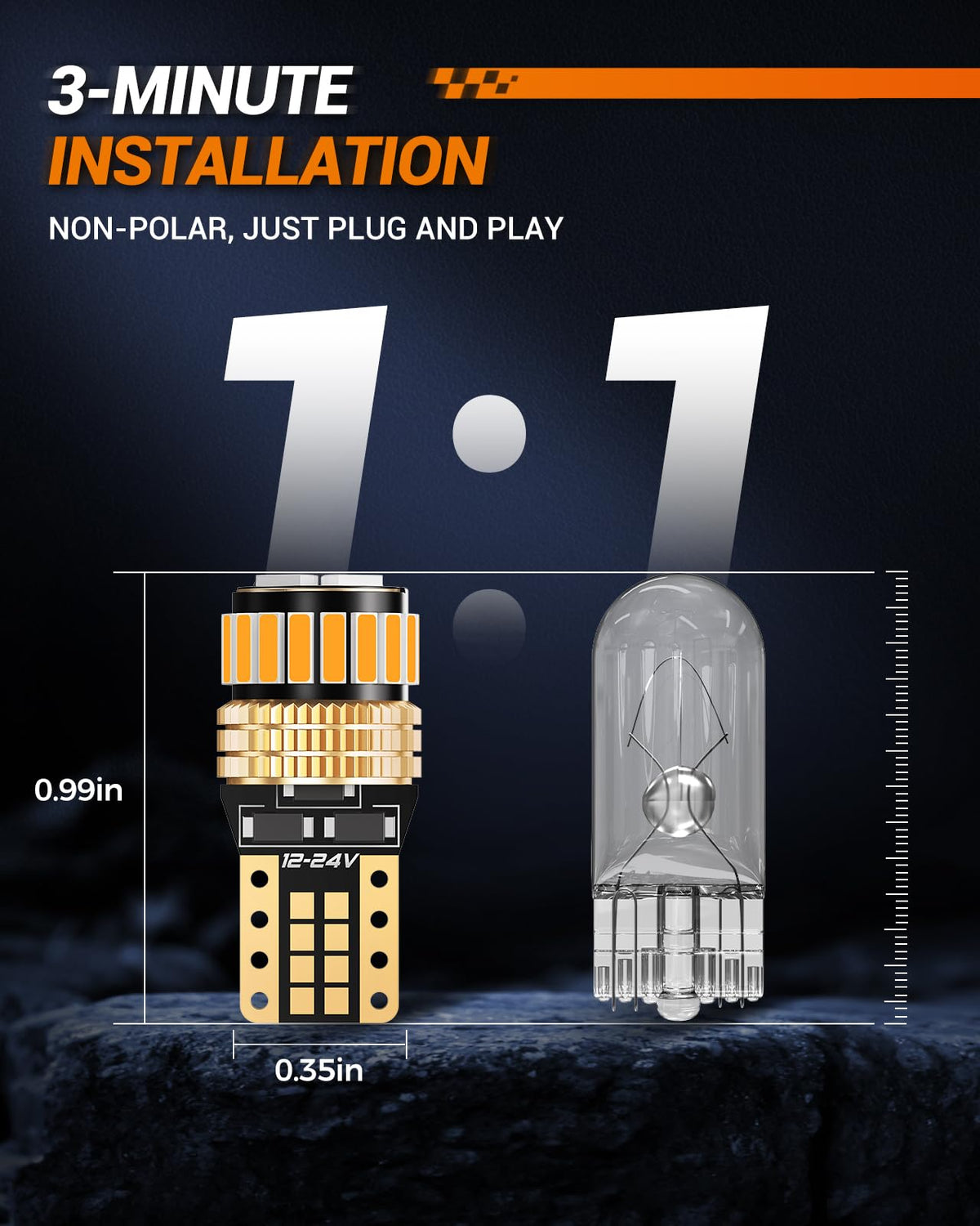 SEALIGHT 2026 Latest 921 LED Bulb, 700% Super Bright 912 T15 Led Reverse Light, Canbus Error Free 906 904 916 W16W LED Bulbs, 6500K White, Non-polarity, Automotive Back Up Light Assemblies, 2PCS