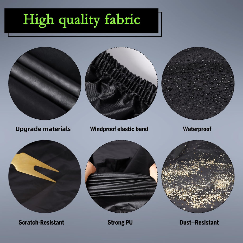 Waterproof Car Cover for Jeep Wrangler 4 Door 2006-2026 JK JL Windproof