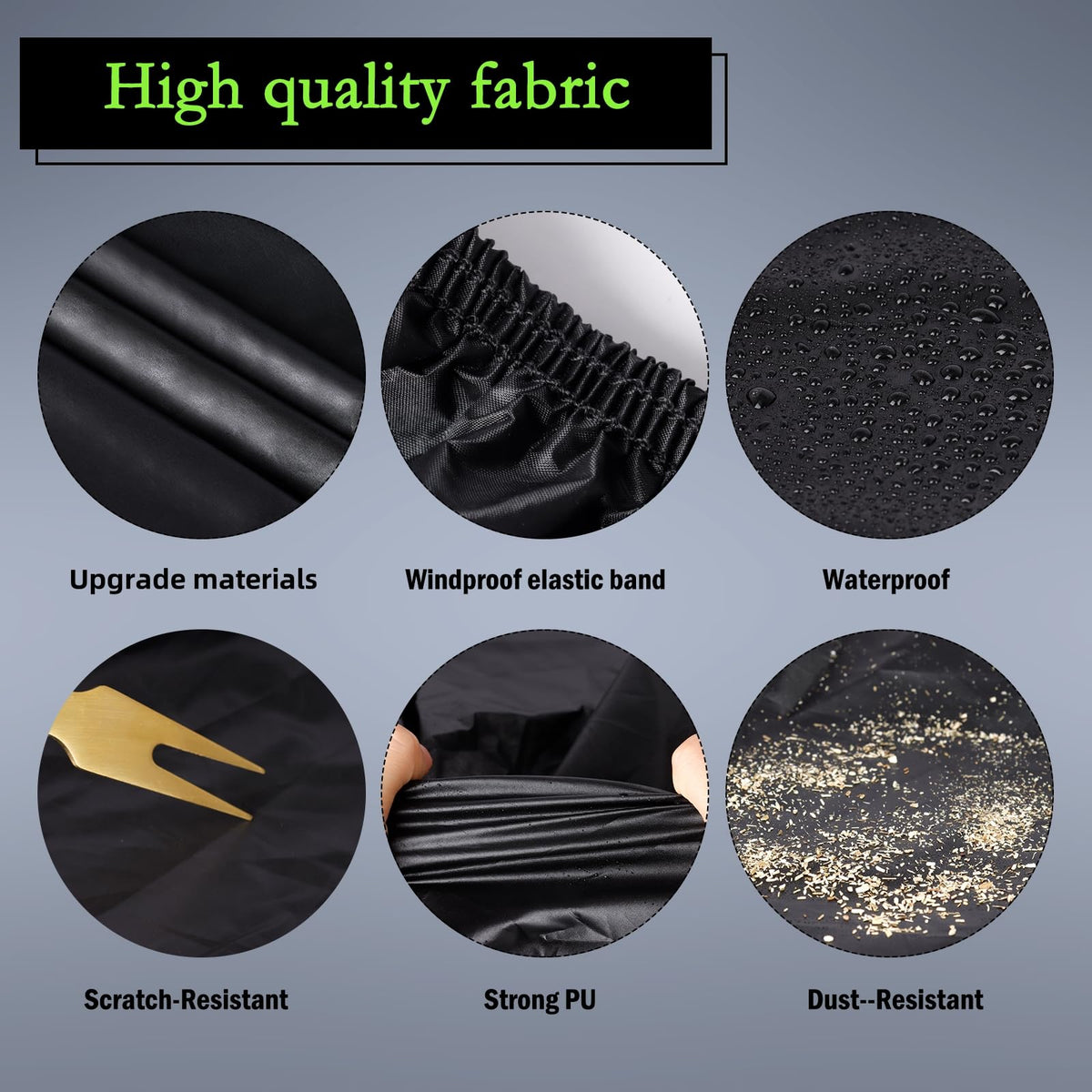 Waterproof Car Cover for Jeep Wrangler 4 Door 2006-2026 JK JL Windproof