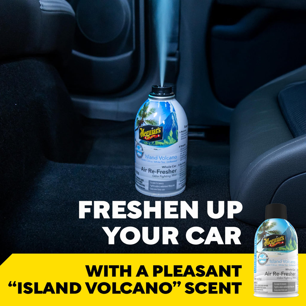 Meguiar's Car Air Refresher Odor Fighting Mist, Tropical Rainforest, 2 Oz
