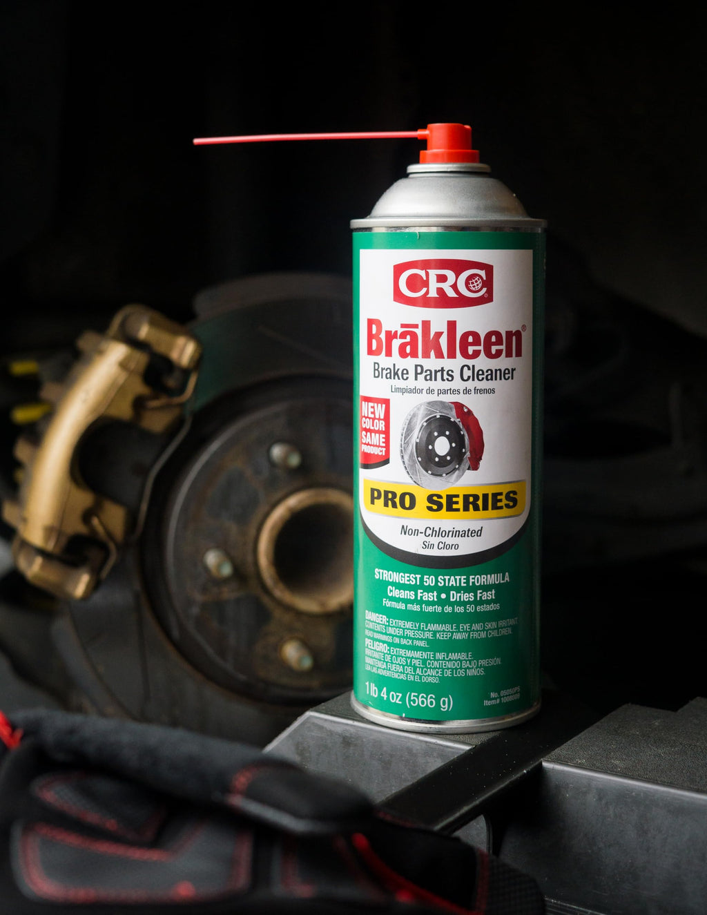 CRC Brakleen Brake Parts Cleaner Spray - Non-Flammable - 19 oz (12-Pack)