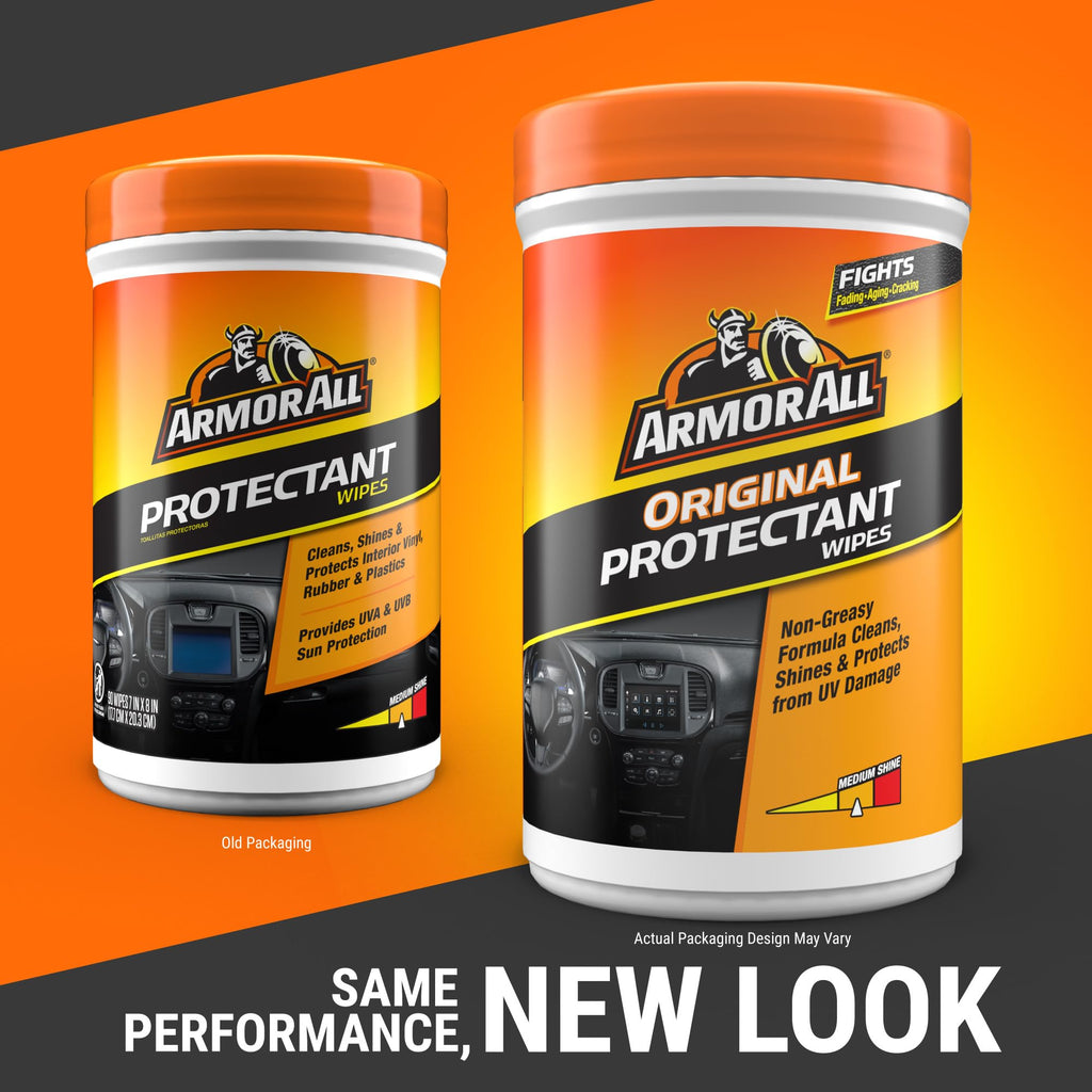 Armor All Car Cleaning Wipes, 90 Count Canister, Car Wipes