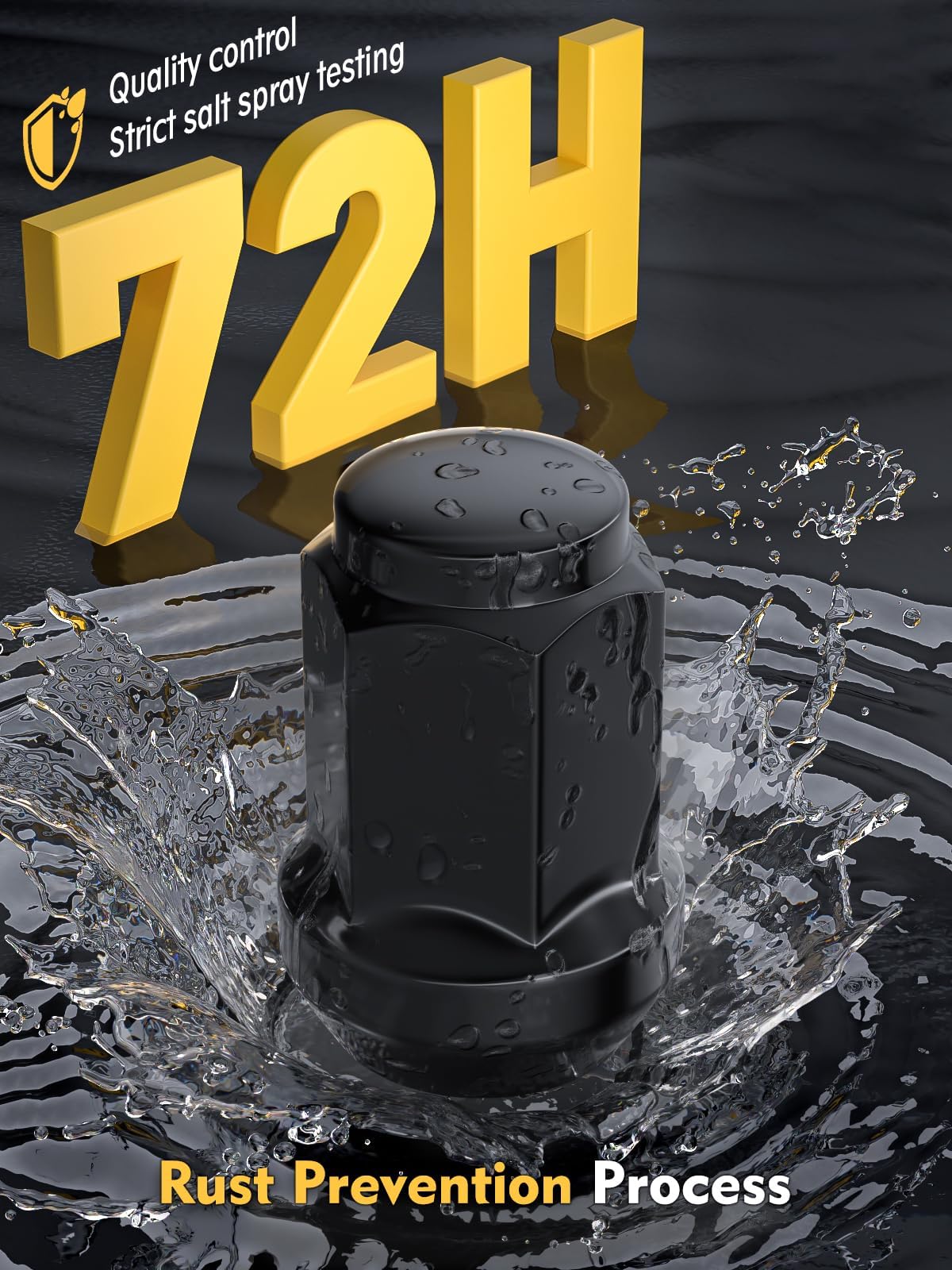 MIKKUPPA M12x1.5 Lug Nuts, Replacement for Ford Honda Aftermarket Wheel