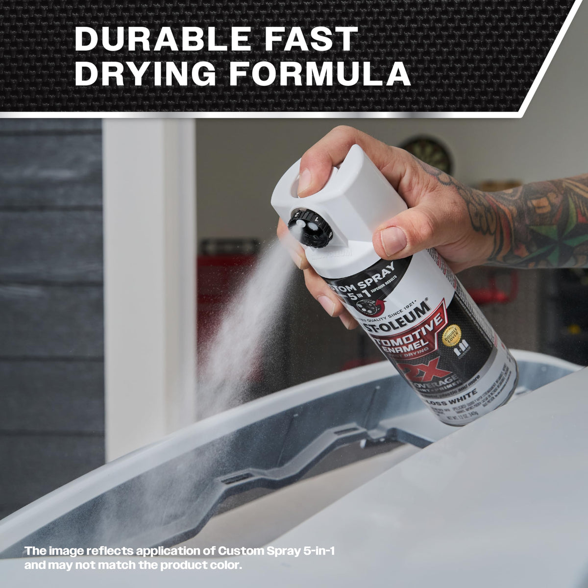 Rust-Oleum 2X Automotive Enamel 5-in-1 Spray Paint, Gloss Clear
