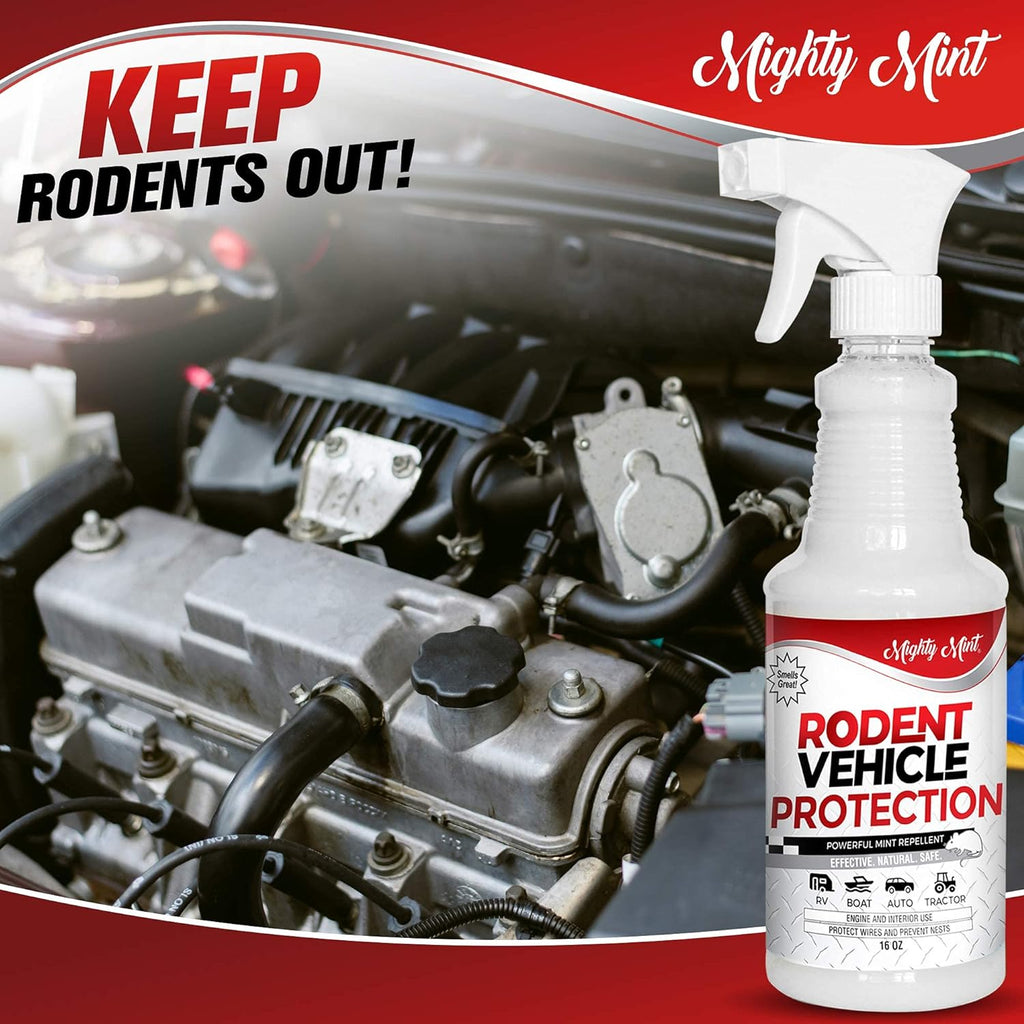 Mighty Mint Rodent Repellent Vehicle Spray, 16 oz