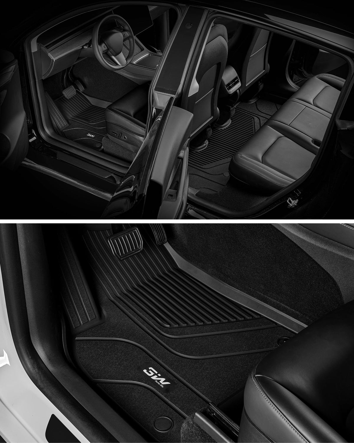 3W Tesla New Model Y Juniper 2025 2026 2027 Floor Mats, Not for Standard