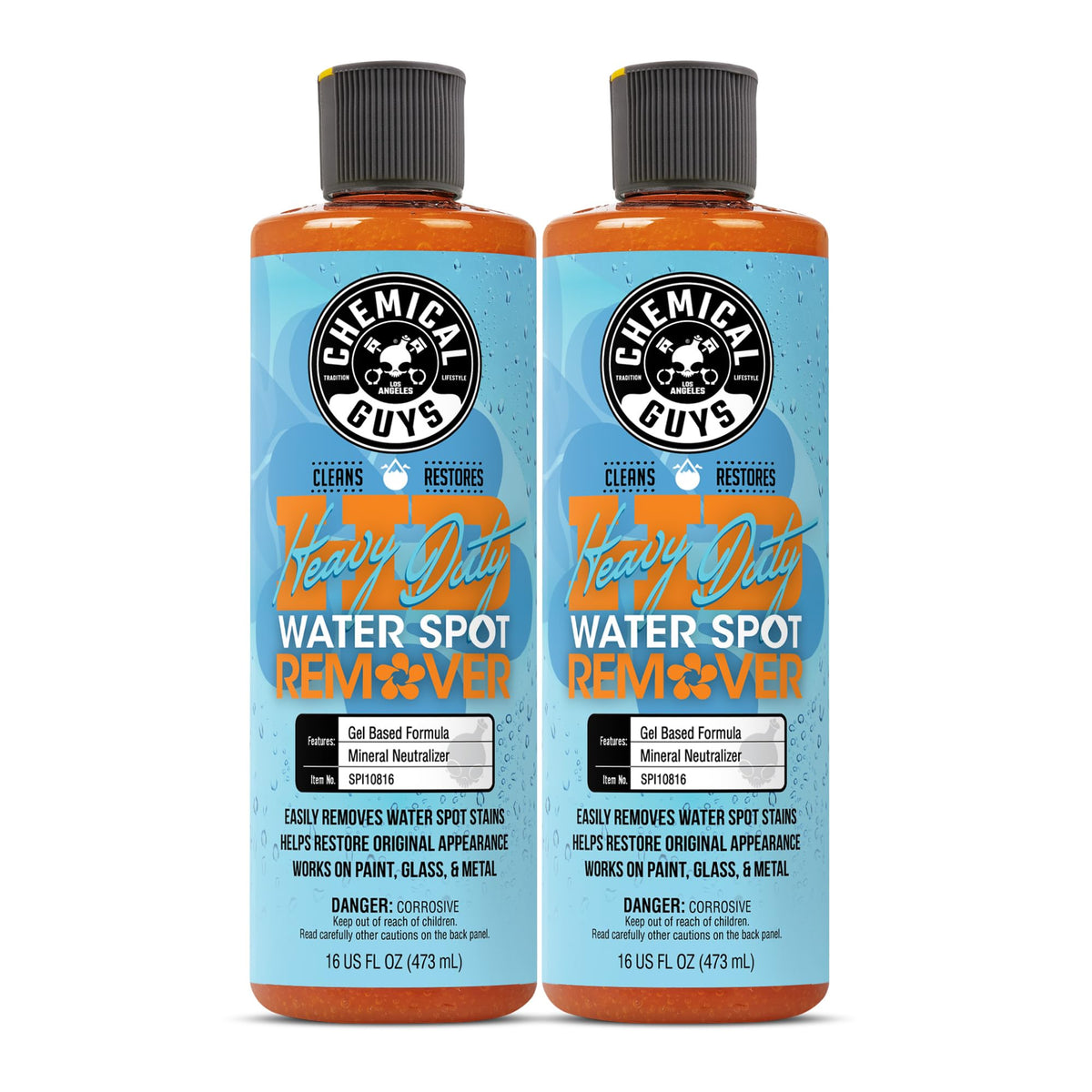 Chemical Guys, Heavy Duty Water Spot Remover Gel for Glass & Paint, 16 oz