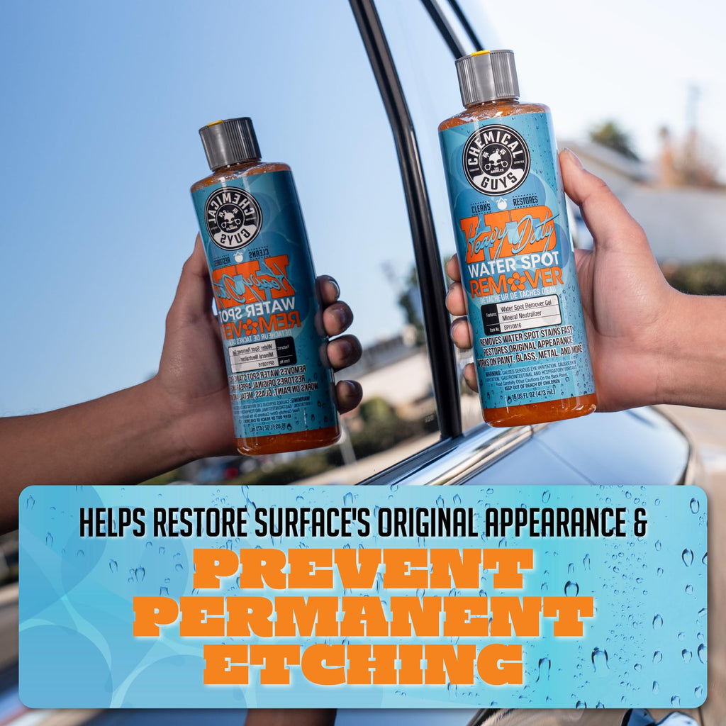 Chemical Guys, Heavy Duty Water Spot Remover Gel for Glass & Paint, 16 oz