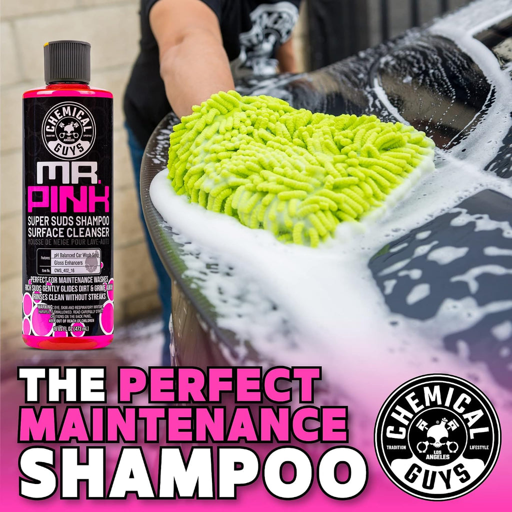 Chemical Guys, Mr. Pink Car Wash Soap, Foam Cannon & Bucket Wash, 64 oz
