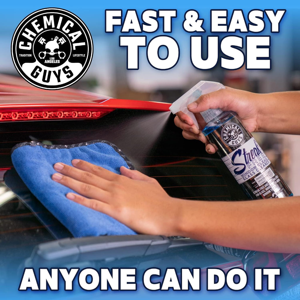 Chemical Guys, Streak-Free Glass & Window Cleaner for Tinted Windows, 16 oz
