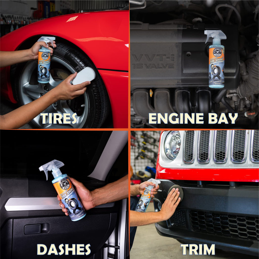 Chemical Guys, Tire Kicker Extra Glossy Tire Shine for Rubber & Trim, 16 oz