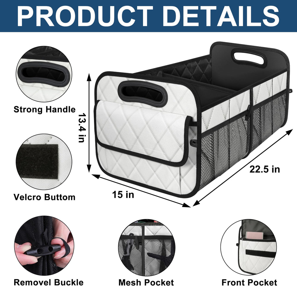 Deosk Car Trunk Organizer for SUV, Foldable Car Organizers and Storage