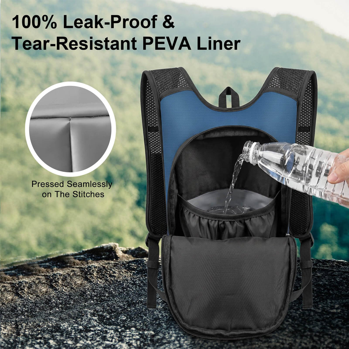 MIYCOO Hydration Backpack - Hiking Water Backpack with 2L Water Bladder
