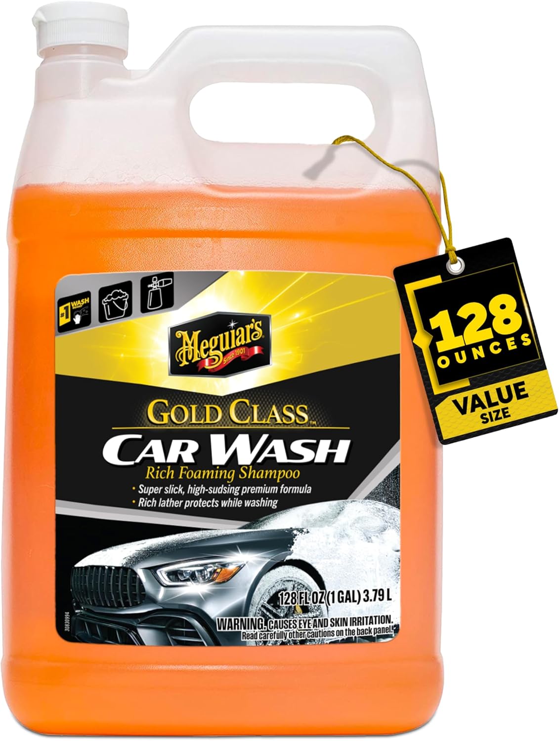 Meguiar's Gold Class Car Wash, 1 Gallon