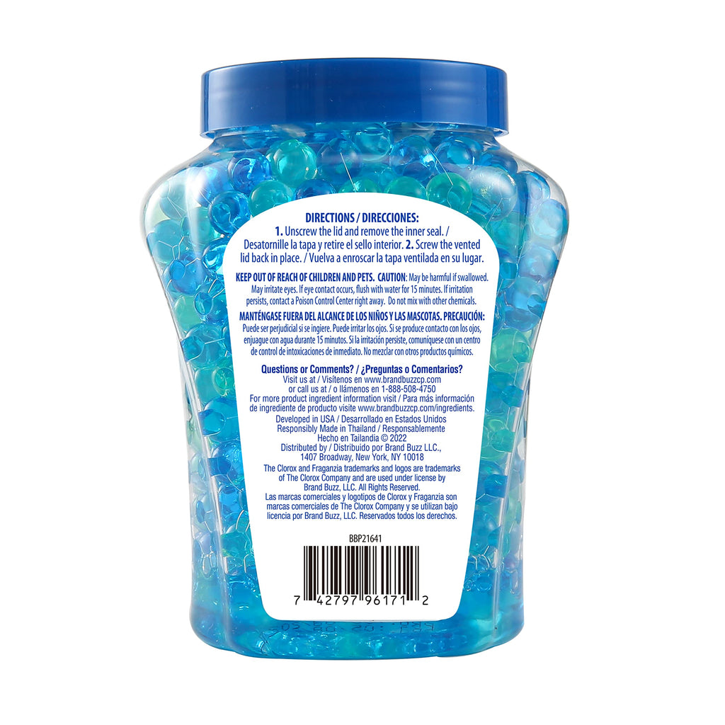 Clorox Fraganzia Crystal Beads Air Freshener, Island Escape Scent, 12 Fl Oz