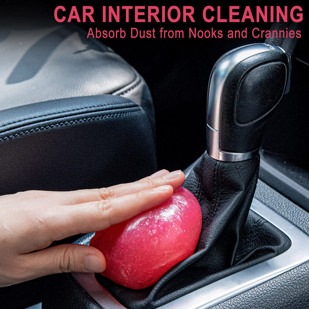 TICARVE Car Cleaning Gel Detailing Putty Car Putty Auto Detailing Tools Car Interior Cleaner Cleaning Slime Car Accessories Keyboard Cleaner Rose/NT WT: 5.6 oz (160 gr)
