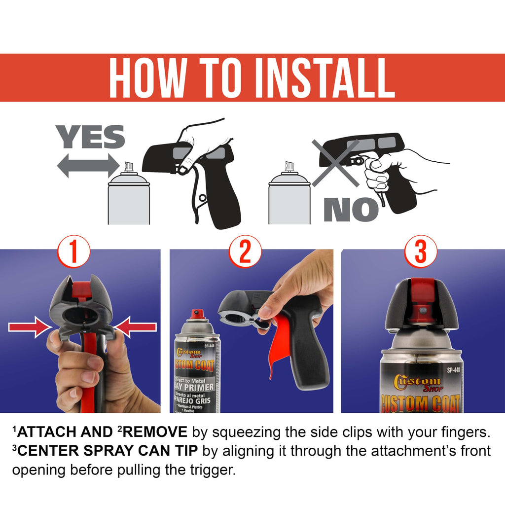 Instant Aerosol Trigger Handle (Pack of 2), Instantly Converts Spray Cans